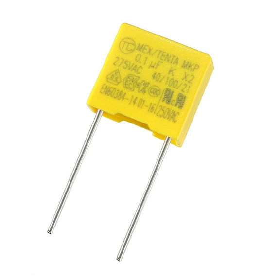 Uxcell 0.1uF 275VAC X2 MKP Polypropylene Film Capacitors 15 Pack