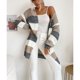 thumbnail image 4 of Cárdigan De Punto Para Mujer, Cárdigan De Manga Larga Suelto Cálido Para Mujer Otoño Invierno De Moda Para Informal Para El Trabajo ANGGREK  Otros, 4 of 8
