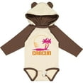 thumbnail image 3 of Inktastic Cancun Mexico Sunset Girls Long Sleeve Baby Bodysuit, 3 of 5