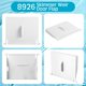 thumbnail image 2 of Repuesto de Skimmer Compatible con la Aleta de la Puerta del Vertedero 8926 y la Canasta del Skimmer de Piscina 8928 y la Placa de Vacío del Skimmer de Piscina 8929., 2 of 5