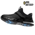 thumbnail image 3 of LARNMERN Wide Non Slip Work Shoes for Men Kitchen Chef Slip Resistant Shoe Waterproof Food Service Restaurant Slip on Sneakers Walking and Casual Air Cushion Working Footwear Black, 3 of 8
