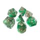 thumbnail image 2 of 7 piezas de dados poliédricos D8 D10 D12 D20 juguetes de entretenimiento de familiar regalos para niños adultos Verde Baoblaze Dados poliédricos, 2 of 4