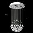 thumbnail image 4 of Patiojoy Modern Crystal Chandelier Flush Mount Ceiling Light with Crystal Balls, 4 of 6