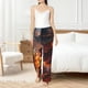 thumbnail image 4 of Balery Western Fire Cowboy Pantalones de pijama para mujer, pijamas ultraligeros, pantalones de estar por casa-Small, 4 of 6