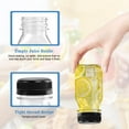 thumbnail image 4 of LILIANG 12PCS  Mini Juice Bottles 4oz Plastic Shot Bottles Clear Drink Containers with Lids, 4 of 7