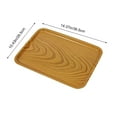 thumbnail image 3 of SSZMDLB under $5 Serving Dishes Wood Grain Plates, Heavy Duty Platters for Family Dinners, Brown Disposable Boards for Party Catering Events, 3 of 6