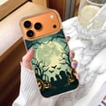 thumbnail image 2 of Case For Apple iPhone Air / 17 Pro / 17 Pro Max Series Case, Slim Thin Transparent Flexible Clear TPU Shockproof Phone Case For iPhone 17 Series, Halloween Night Spooky, 2 of 6