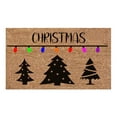 thumbnail image 2 of Loyerfyivos Christmas Door Mat, 32'' x 20'' Coir Merry Christmas Welcome Mat Christmas Trees Doormat, Non Slip Washable Christmas Door Mats Outside Indoor for Home Front Porch Bath Kitchen Decor, 2 of 8