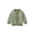 thumbnail image 1 of Seyurigaoka Toddlers Knitted Cardigan Long Sleeve Single-breasted Outwear Tops, 1 of 8