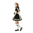 thumbnail image 3 of EnJoCho Classic Black & White Dress Up Set for Girls - Detachable Apron & Headband, Themed Pretend Play 𝖢ostume, Maid Roleplay Outfit, 3 of 7