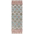 thumbnail image 4 of SAFAVIEH Aspen Maurice Geometric Wool Area Rug, Green/Red, 4' x 6', 4 of 7