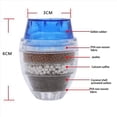thumbnail image 3 of 6X Filtro de Grifo de CarbóN Activado Boquilla de Grifo Filtro de Agua Grifo de Cocina Purificador de Filtro de 5 para Uso DoméStico (Azul), 3 of 3