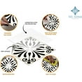 thumbnail image 5 of Mi Alma Black and White Tile Stickers Peel and Stick Tile Stickers 24 PC Set backsplash Tile Decals Bathroom & Kitchen Vinyl Wall Decals Just Peel Stick Home Decor (Victoria, 4x4 Inch), 5 of 8