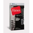 thumbnail image 6 of Hanes Originals Ultimate Men's Woven Boxer Underwear, Assorted Prints, 3-Pack XL, 6 of 7