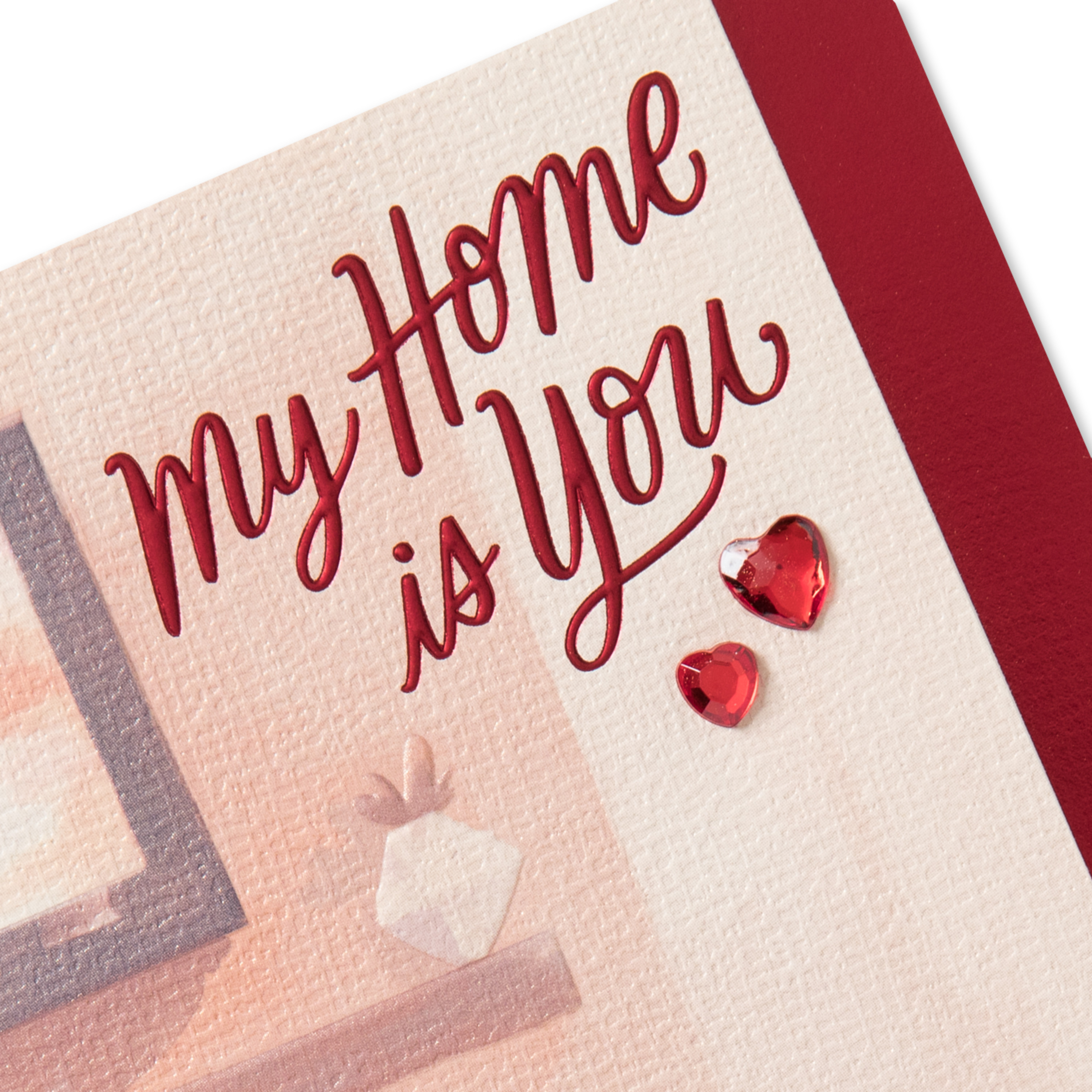 Hallmark Romantic Valentine's Day Greeting Card for Her (For the Woman I Love, My Home Is You)