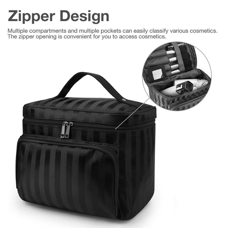 VANZACK Travel Toiletry Bag Large Travel Cosmetic Bag Makeup Bag for Travel  Cosmetic Holder Cosmetic Storage Bag Large Capacity Cosmetic Bag Wash Bag