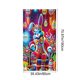 thumbnail image 3 of CaiYueKe Easter Door Cover Curtain Decoration for Spring Holiday Party, Bunny Egg Themed Hanging Door Banner Wall Decor, Festive Home Indoor Outdoor Welcome Sign with Religious Cross Pattern, 3 of 7