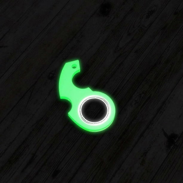 Fingertip Rotation Decompression Keychain Spinner Anti-anxiety Stress Toy Fingertip Spinning Keyring Finger Fidget Key Ring Gift