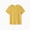 Yellow, variant on PatPat Boy T Shirts Kids Short Sleeve Solid Crew Neck Tee Tops 5-6Y
