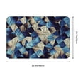 thumbnail image 3 of Disketp Abstract Blue Squares Mat For Front Door Outside - Doormat Outdoor Entrance - Welcome Mats Outdoor,Outside Entry And Outdoor Entrance 16''X24'', 3 of 9