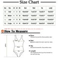 thumbnail image 3 of Penkiiy Women's Long Sleeve Wrap V-Neck Leotard Jumpsuit Bodysuit Black Shapewear Tummy Control, 3 of 8