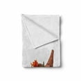 thumbnail image 2 of Harvest Soft Flannel Fleece Blanket, Fall Arrangement with Fruits of the Season in a Cornucopia Bountiful Harvest Corn, Cozy Plush for Indoor and Outdoor Use, 70" x 90", Multicolor, by Ambesonne, 2 of 6