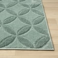 thumbnail image 5 of Better Homes & Gardens Carved Geo Indoor Accent Rug, Aqua Petals, 5' x 7', 5 of 5
