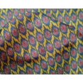 thumbnail image 4 of oneOone Silk Tabby Fabric Ogee Ikat Print Fabric By Yard 42 Inch Wide, 4 of 4