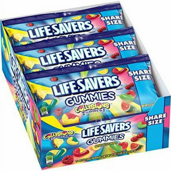 Wm Wrigley Jr LifeSavers Collisions Gummies, 15 ea