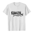 thumbnail image 4 of Tittly T Shirts for Women Spring Tops for Women Women's Just A Small Town Teacher Printed T Shirt Cotton Round Neck Casual Short Sleeves Graphic Tees Tshirts Shirts White 3XL, 4 of 4