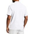 thumbnail image 6 of Hearthz Linen Men's Polo Shirts Moisture Wicking Raglan Short Sleeve Shirt for Men Color Block Soft Breathable Mens Golf Polos, 6 of 8