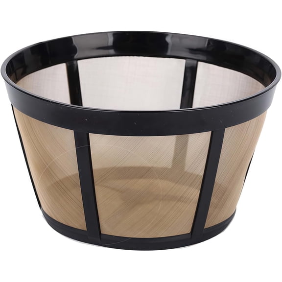 Blisshour Reusable Coffee Filter, Fits BUNN Maker, Replaces Filters (8-12 Cup)