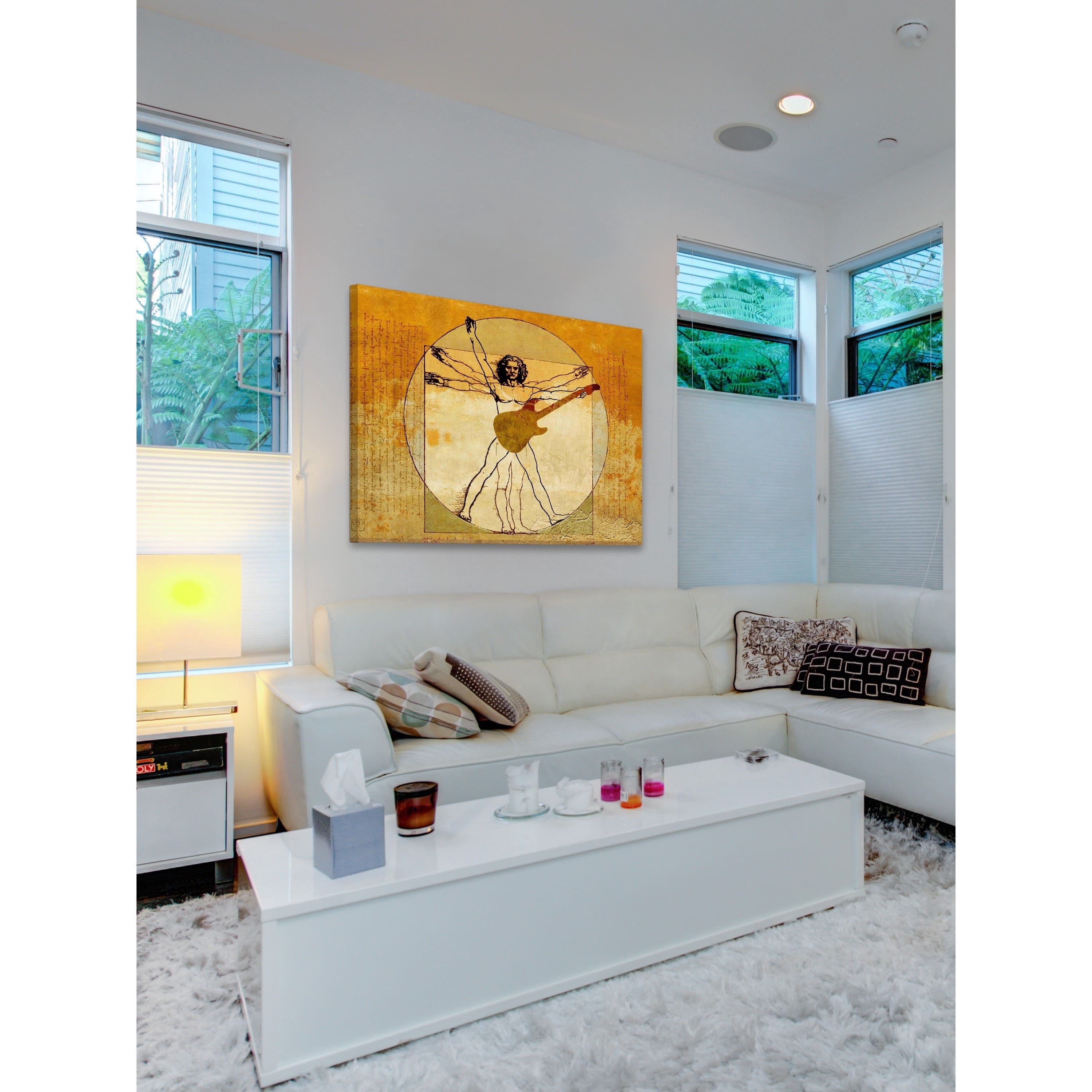 "Vitruvian" Painting Print on Wrapped Canvas