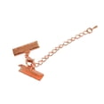 thumbnail image 4 of Broche de Langosta con Extremos de Crimpado de 12 Piezas con Fornituras de Joyería de Cadena Extensora de Oro Rosa Soledad Clip de cierre y, 4 of 7