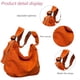 thumbnail image 3 of Bolso de lona lavable, bolso de hombro desgastado, bolso de mensajero simpleNaranja, 3 of 5