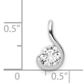 thumbnail image 2 of Pendentif en Argent Sterling 925 Rhodié Zircon Cubique, 2 of 2