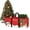 red, variant on Christmas Tree Storage Bag 7.5 Ft Large Christmas Tree Bag with Reinforced Handles & Dual Zippers Wide Opening, Heavy Duty Oxford Fabric Xmas Ornament Storage Box Protects From Moisture, Dust