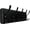 Black, variant on Coat Rack Wall Mount,38 9/16" Long,10 Hooks,Coat Hooks Wall Mounted,Coat Hanger Wall,Farmhouse Wood Hook Rack Rail,Triple Hooks for Hanging Coats,Clothes,Jacket