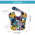 thumbnail image 4 of Kdxio Retro Panther Bibs For Babies, Baby Bibs for Eating, Toddler Bibs, Waterproof Bibs, Feeding Bibs, for Toddlers, Boys, Girls, 4 of 8