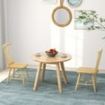 thumbnail image 4 of Gymax Windsor Dining Chair Set, Natural (Set of 4), 4 of 10