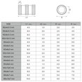 thumbnail image 4 of DYWISHKEY 400 piezas M2 M3 M4 M5 Tuercas moleteadas de rosca hembra Kit surtido de tuercas de inserción roscadas de latón, 4 of 5