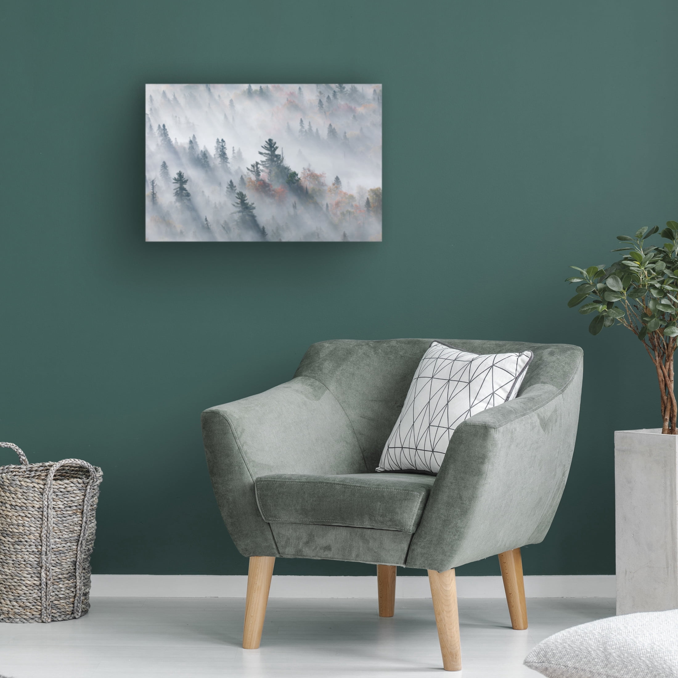 Trademark Fine Art Jennifer Zhao The Fog Of Silence, The Fog Of Illusion Canvas Wall Art