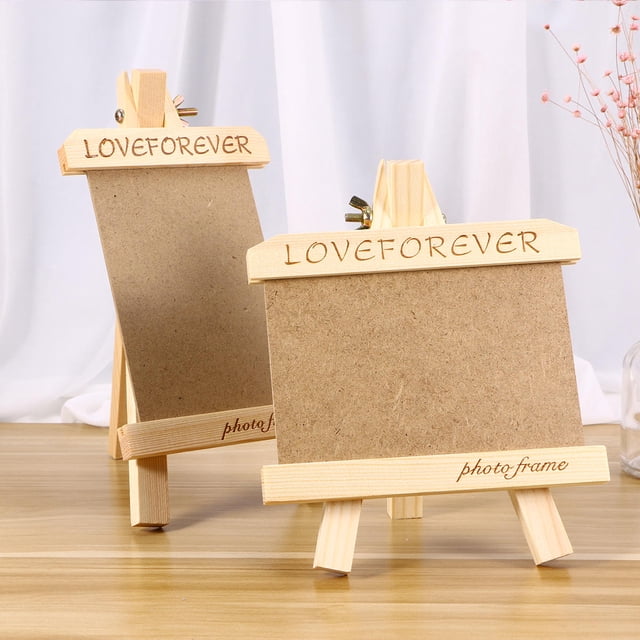COOPHYA 1Piece Diy Wooden Photo Frame for Home Decor Empty Wood Picture Frame with Dust and Scratch Protection