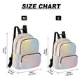 thumbnail image 2 of FORMRS Mini Backpack Purse for Women Quilted Travel Daypack Casual Shoulder Bag, Pink Wavy Striped, 2 of 7