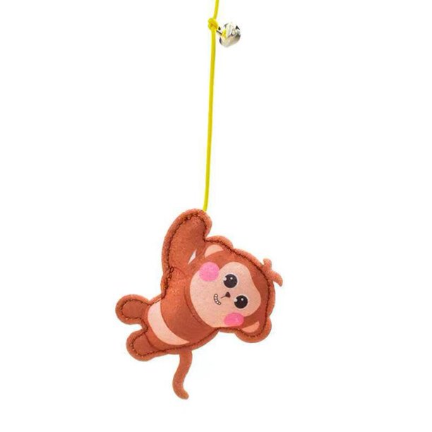 Interactive Cat Toy Hanging Simulation Cat Toy Funny Self-hey Telescopic Toy for Kitten Playing Teaser Wand Toy Cat Supplies He Qiyong unisex