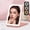 Rose Gold, variant on FUNTOUCH Lighted Travel Mirror, 3 Color Makeup Mirror, Portable Vanity Mirror, Rechargeable Folding Cosmetic Mirror