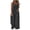 Dark Gray, variant on Women's Casual Loose Overalls Jumpsuits One Piece Sleeveless Rompers Wide Leg Long Pant Rompers with Pockets
