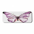 thumbnail image 1 of Animal Computer Mouse Pad, Butterfly Design in Watercolors Wings Moth Vintage Illustration, Rectangle Non-Slip Rubber Mousepad Large, 31" x 12" Gaming Size, Violet Salmon Black, by Ambesonne, 1 of 2
