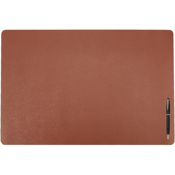 Leather Desk Pad Protector Large Mouse Pad Non-Slip Desk Mat Laptop Desk Pad Waterproof Writing Pad PU Leather Rectangle Desk Cover Easy Clean for Office Home Chocolate 23.6x15.7Inch Colorful DIY