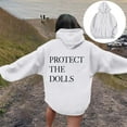 thumbnail image 2 of Women's Fashion Printed Hoodie Soft Comfortable Pullover Streetwear Sweatshirt With Pocket For Casual Wear, 2 of 7
